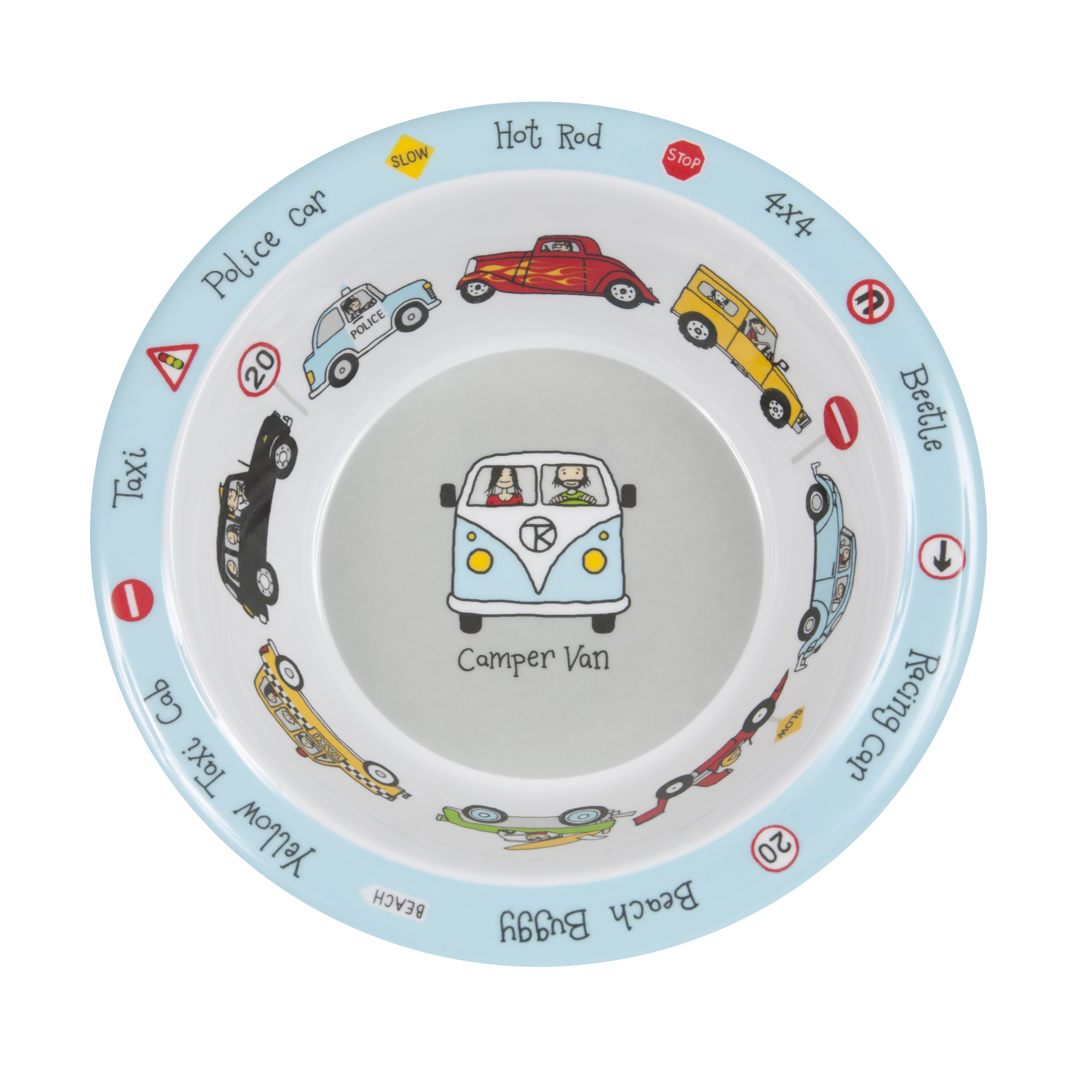 Cars Melamine Bowl