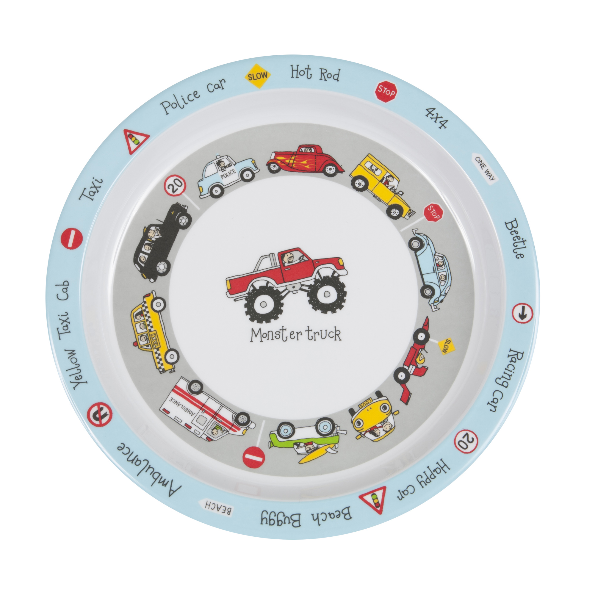 Cars Melamine Plate