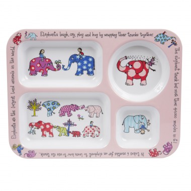 Elephants Compartment Tray