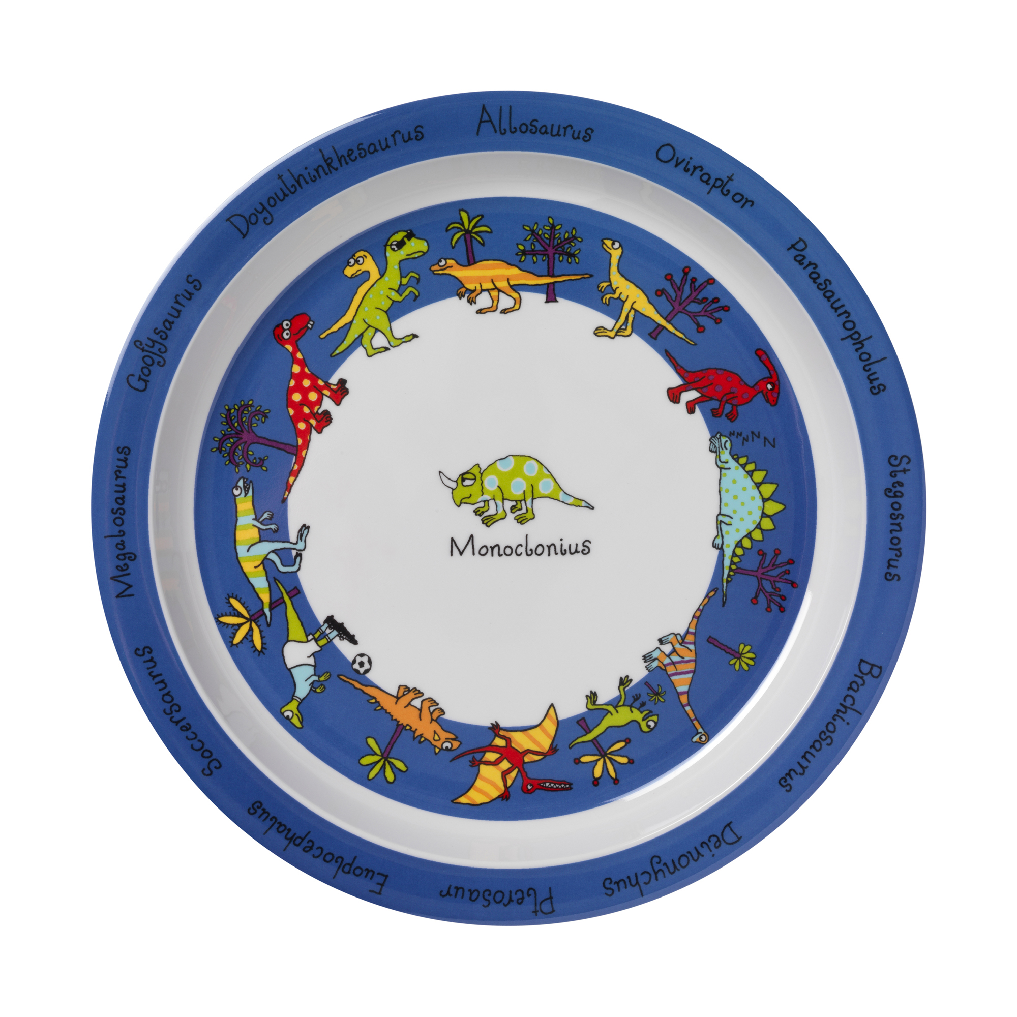 Dinosaurs Melamine Plate
