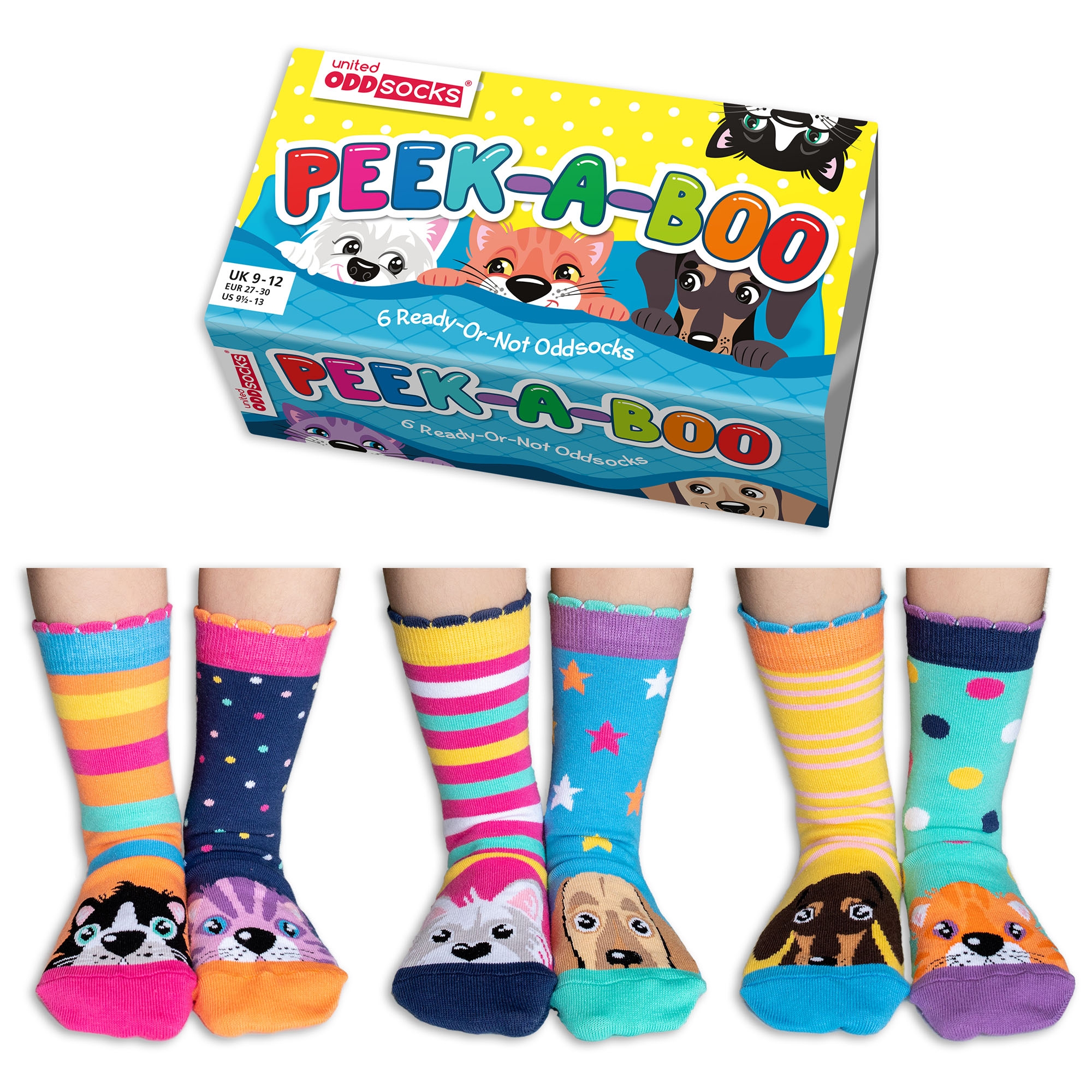 Oddsocks Kids Peek-a-Boo Socks
