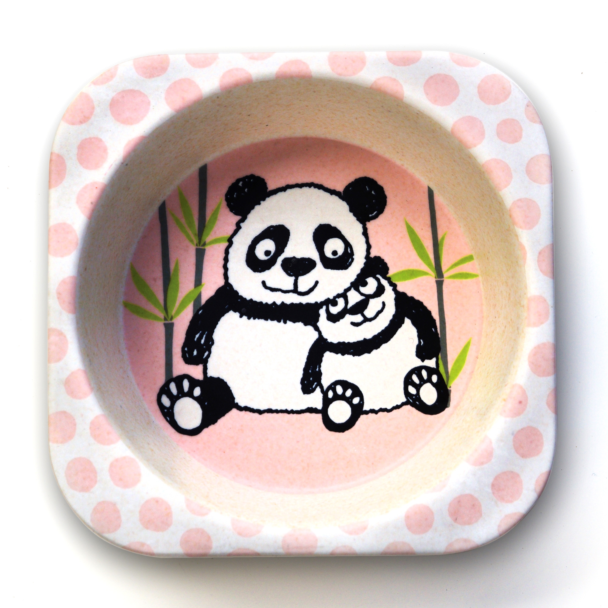 Pandas Design Bamboo Toddler Bowl