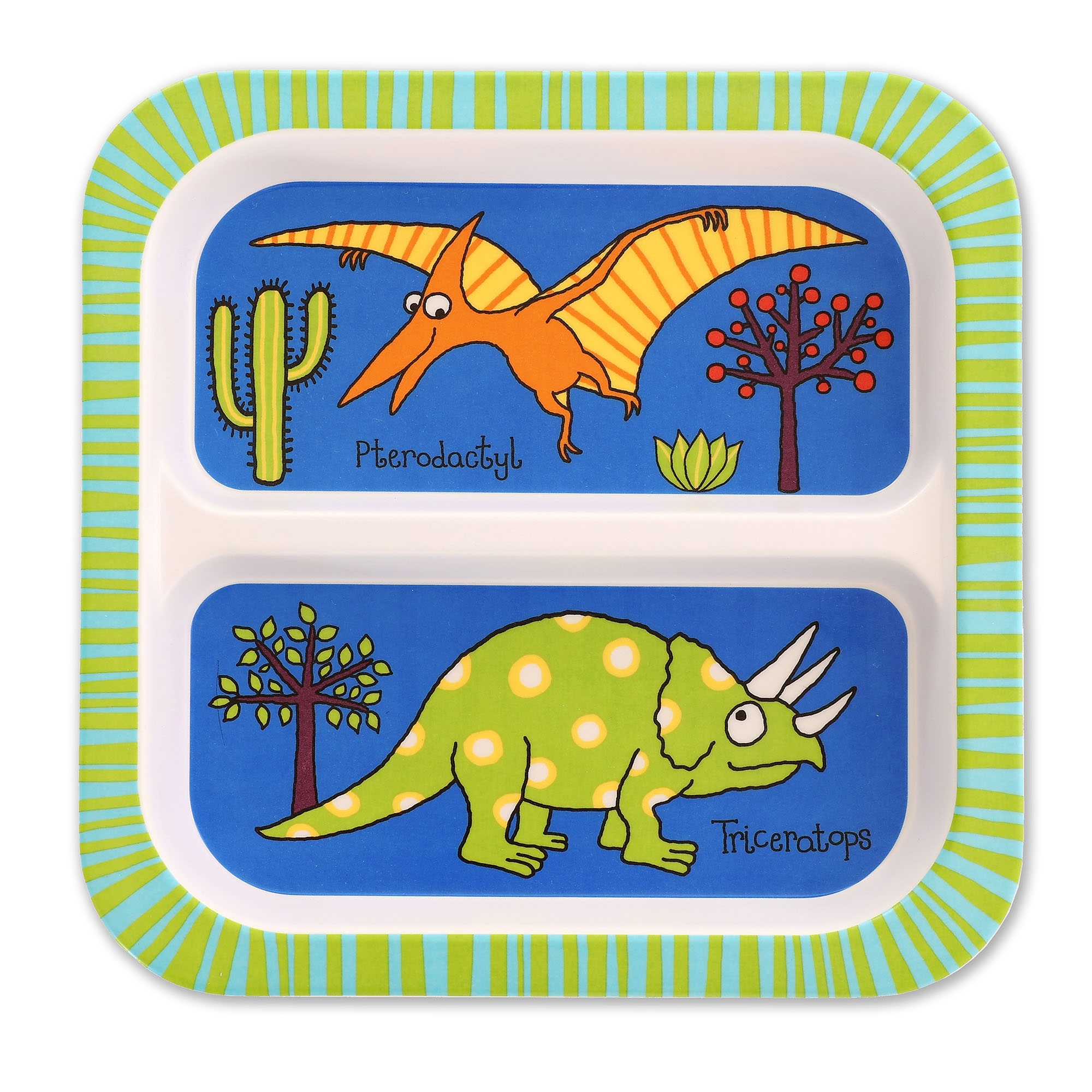 Dinosaurs Bold Melamine Divider Plate
