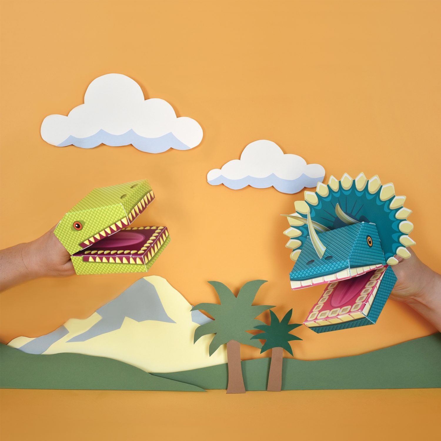 Create Dinosaur Puppets