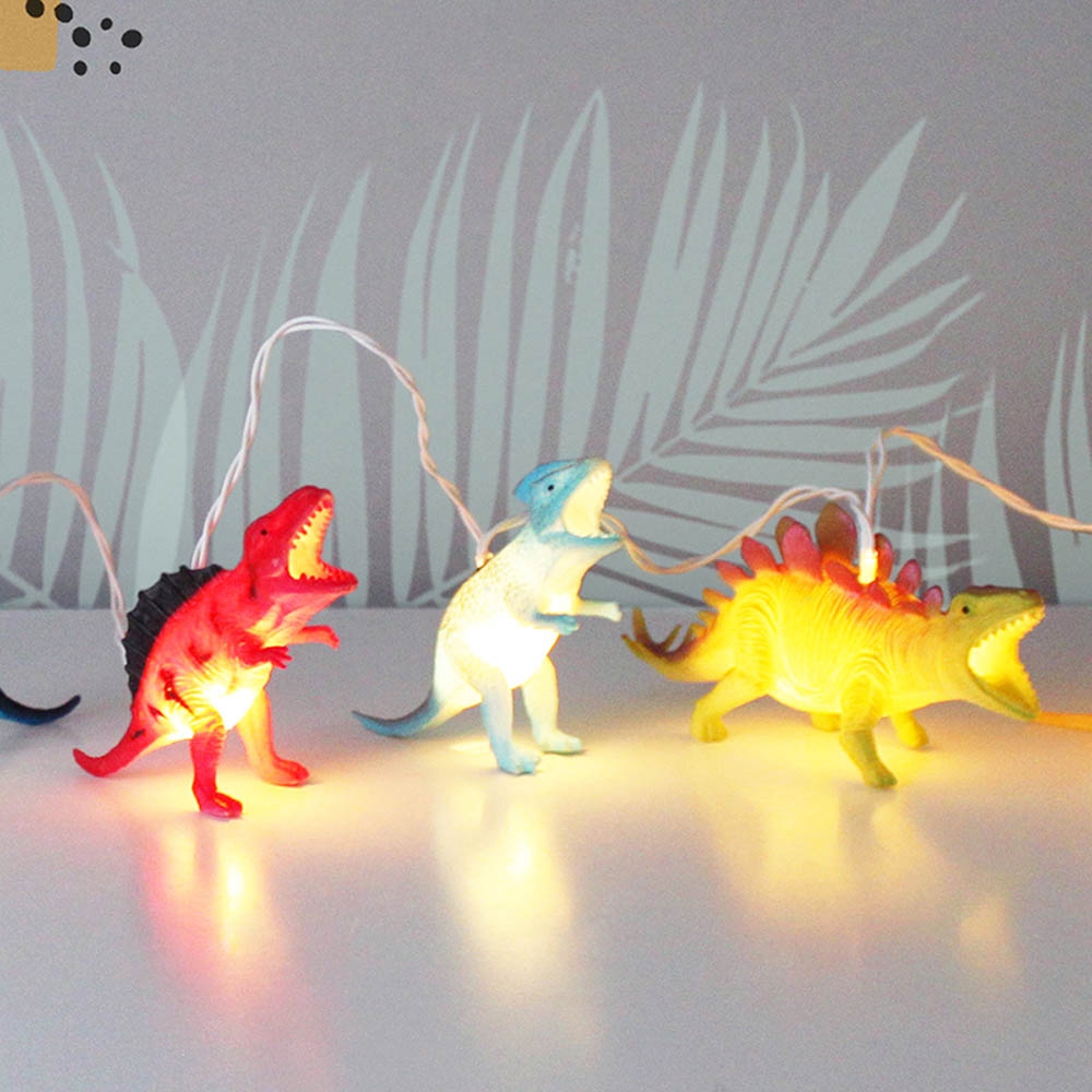 Bright Dinosaurs String Lights