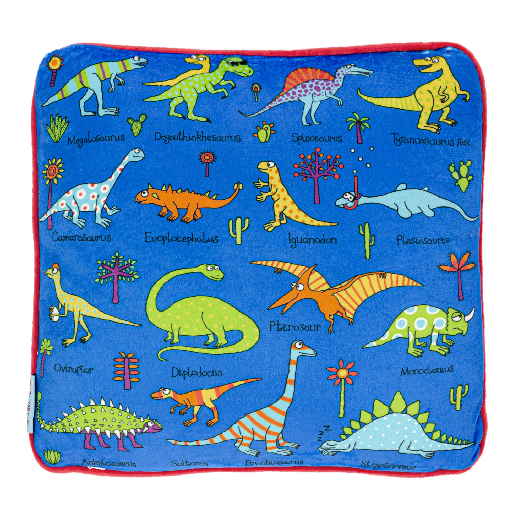 Dinosaurs Plush Cushion