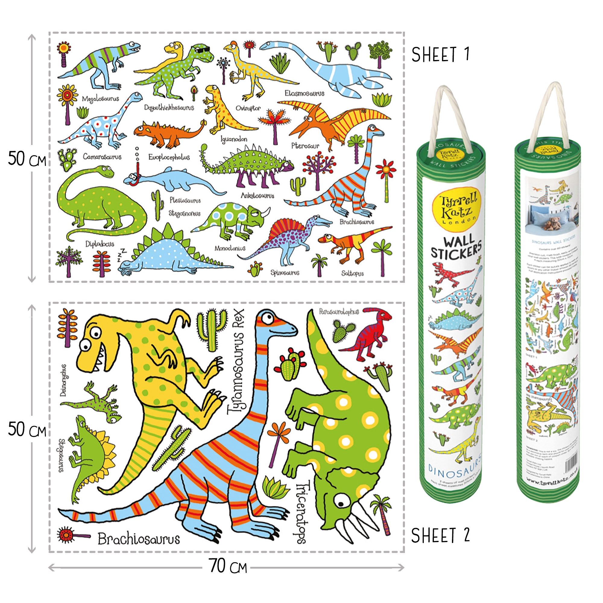 Dinosaurs Wall Stickers