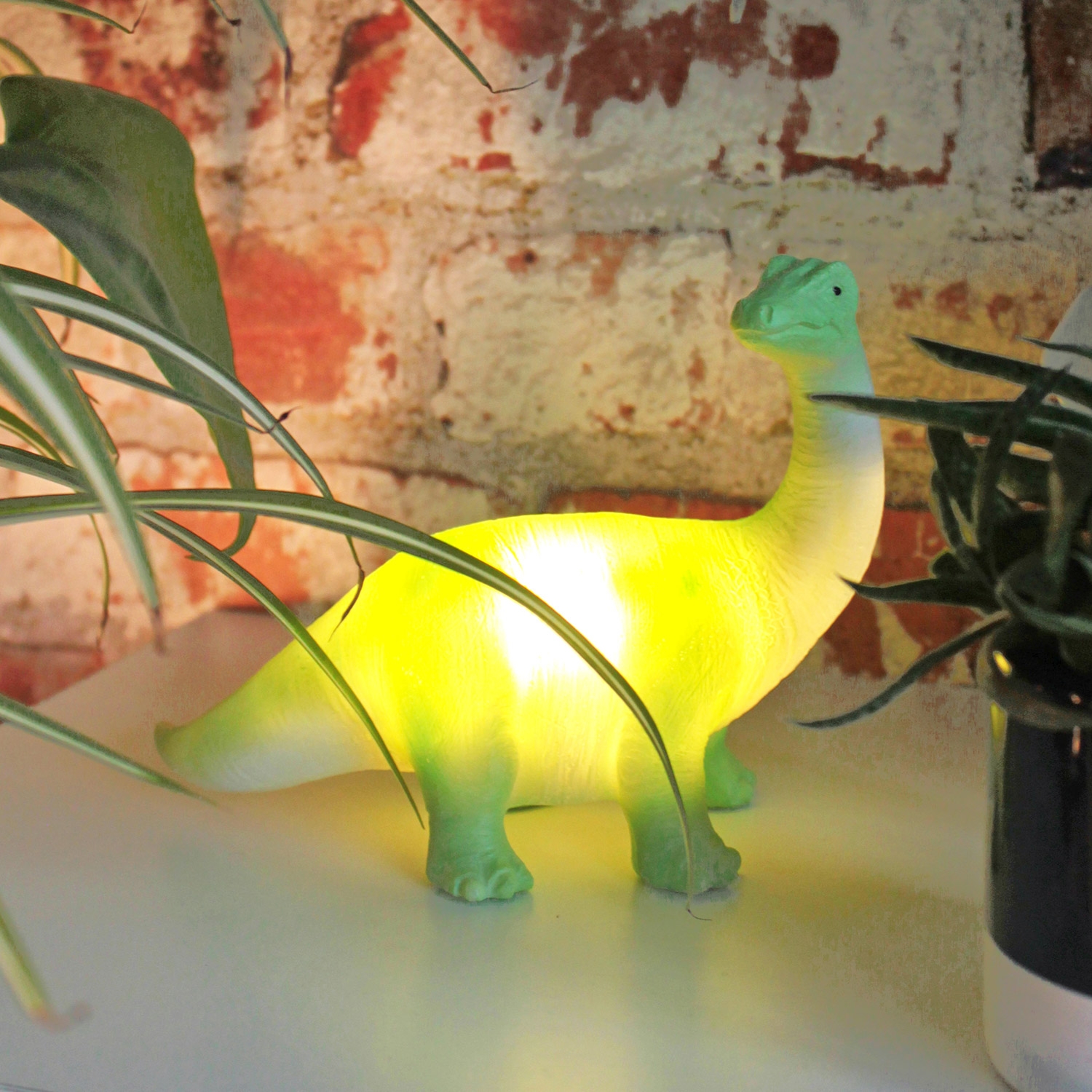 Green Diplodocus Mini LED Night Light