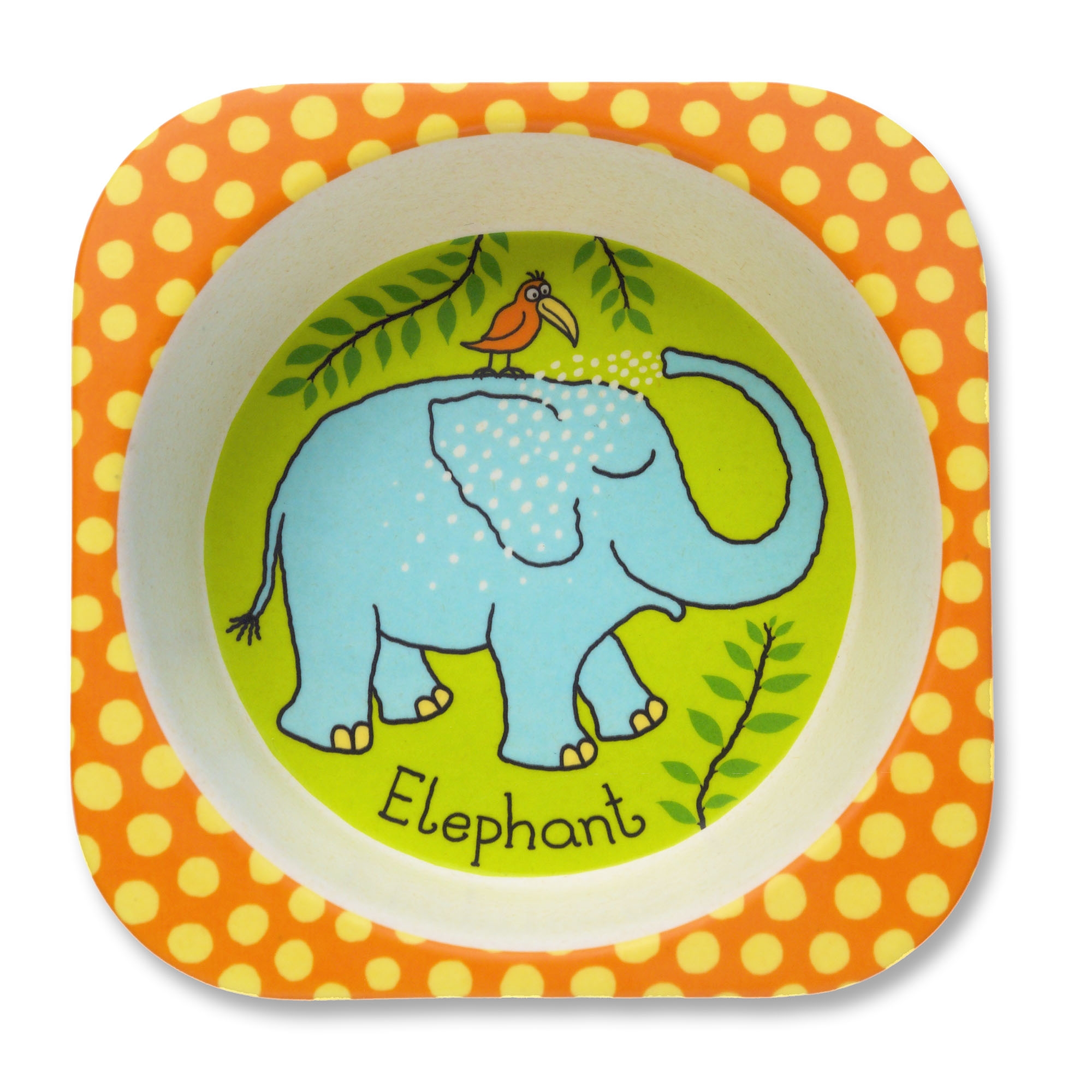 Jungle&#x20;Design&#x20;Bamboo&#x20;Toddler&#x20;Bowl