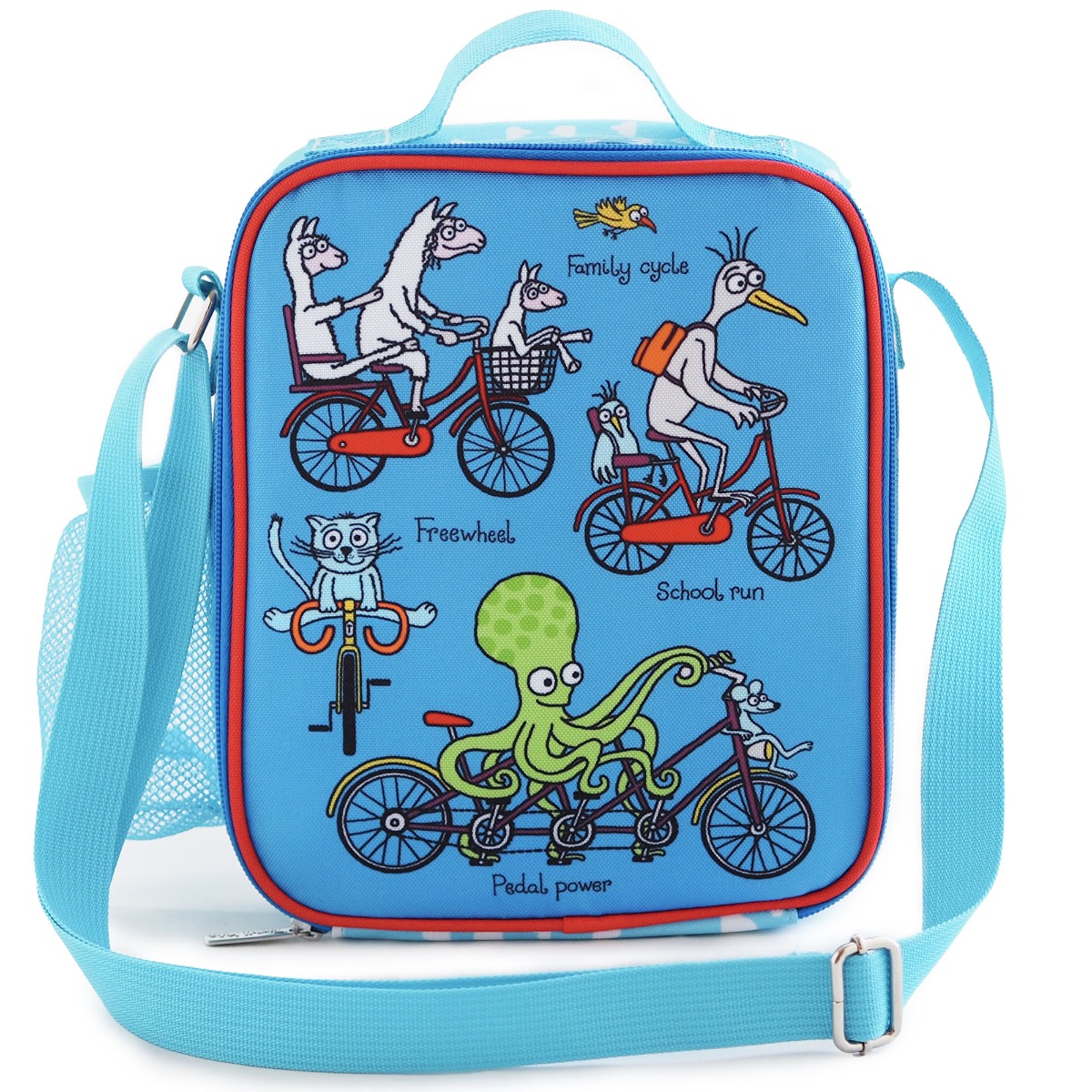 Animals&#x20;on&#x20;Bikes&#x20;Lunch&#x20;Bag&#x20;-&#x20;Recycled&#x21;