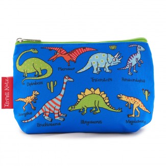 Dinosaurs Wash Bag - Recycled!