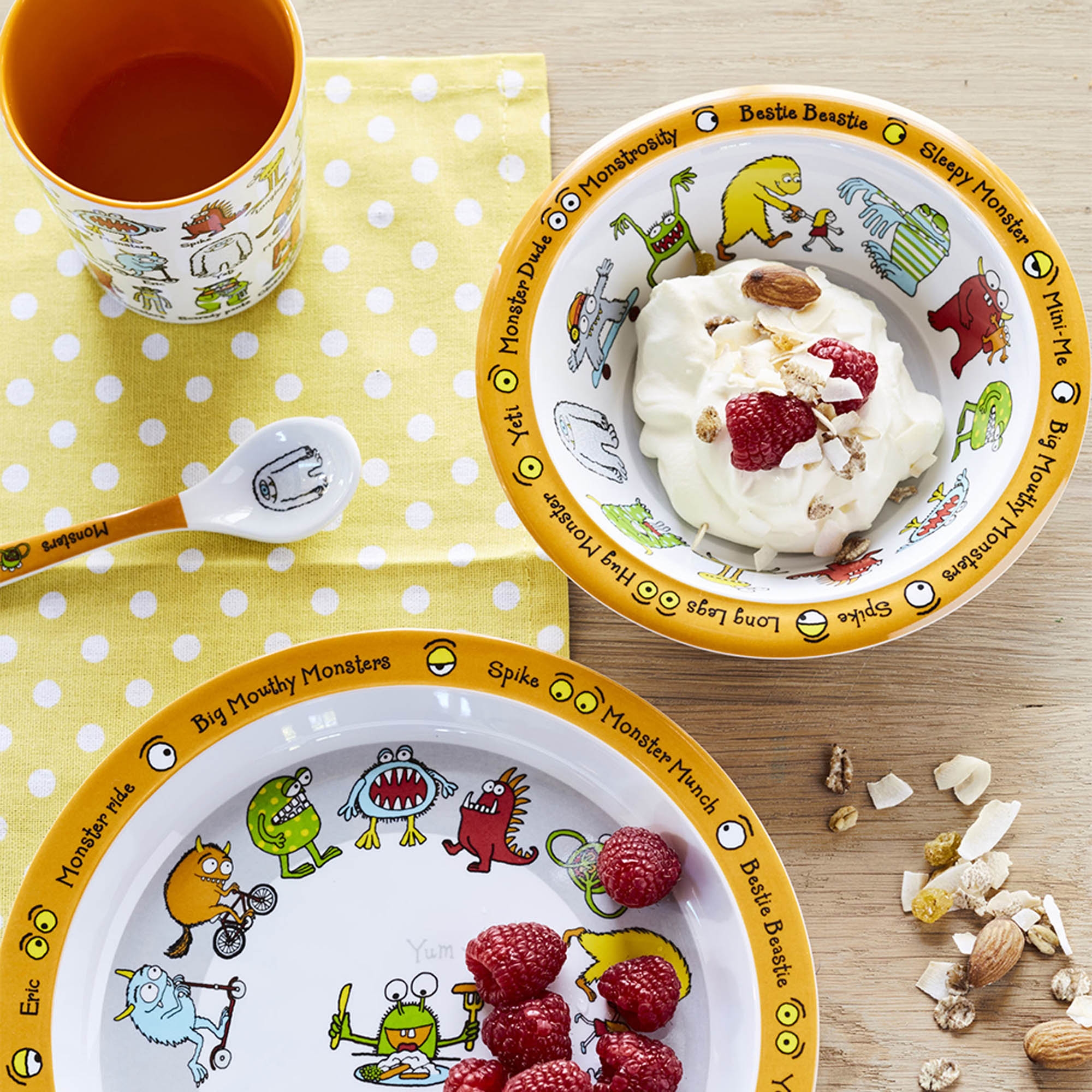 Monsters Melamine Bowl