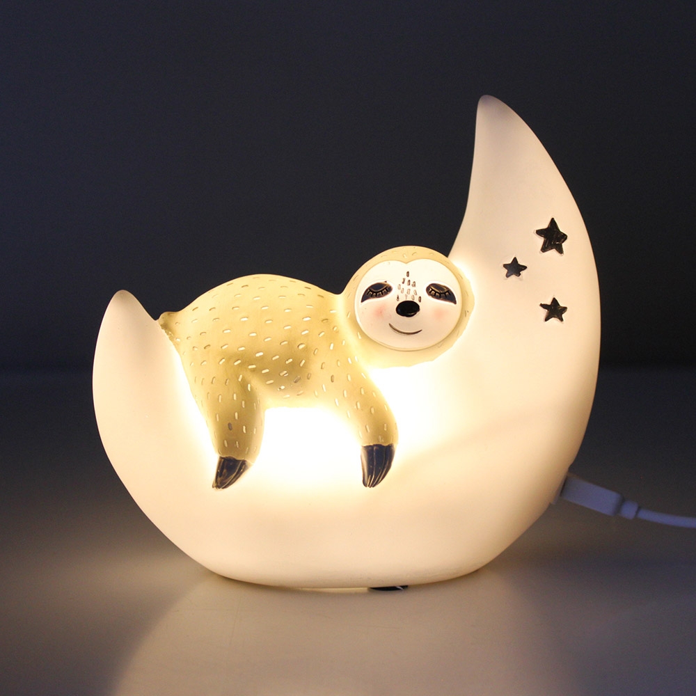 Mini Sloth LED bedroom light