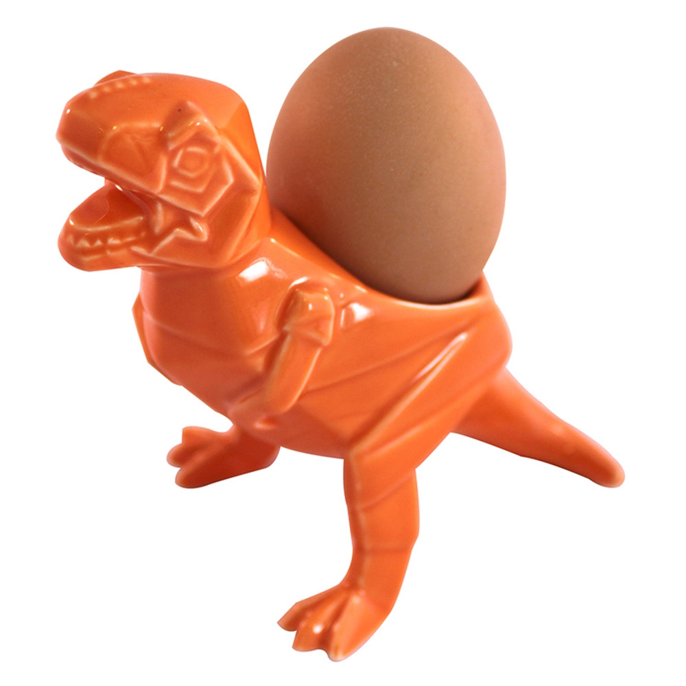 Orange Dinosaur Eggcup