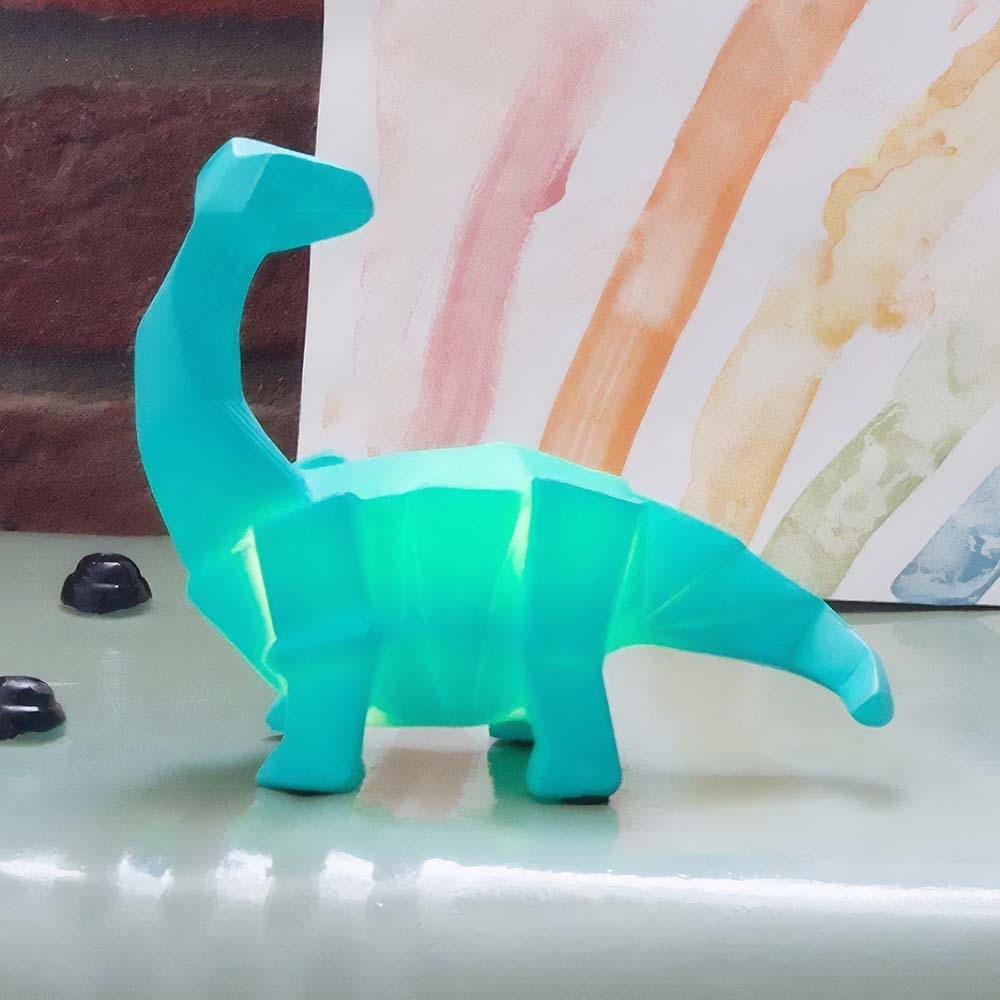 Origami Green Dinosaur mini LED Night Light
