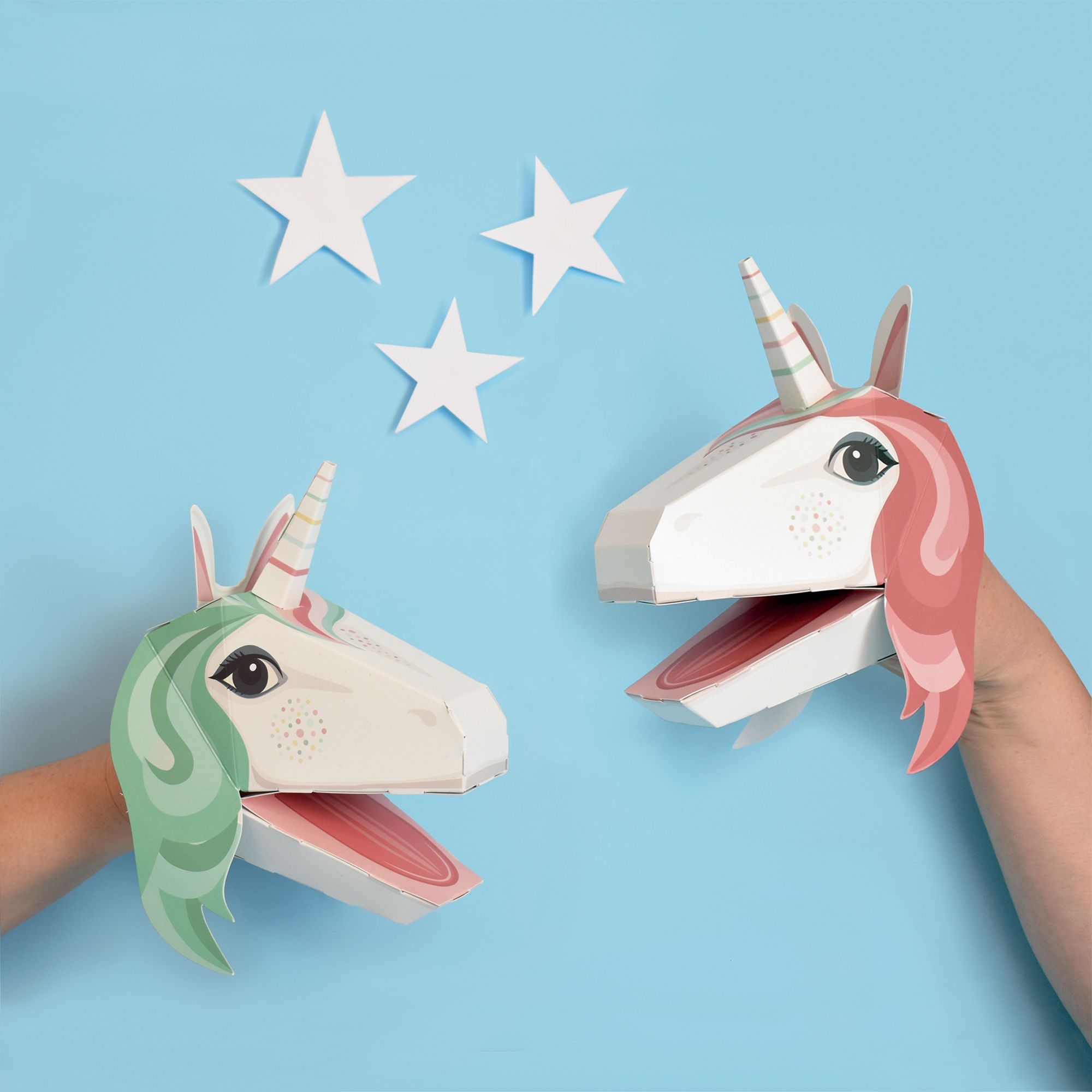 Create Unicorn Puppets