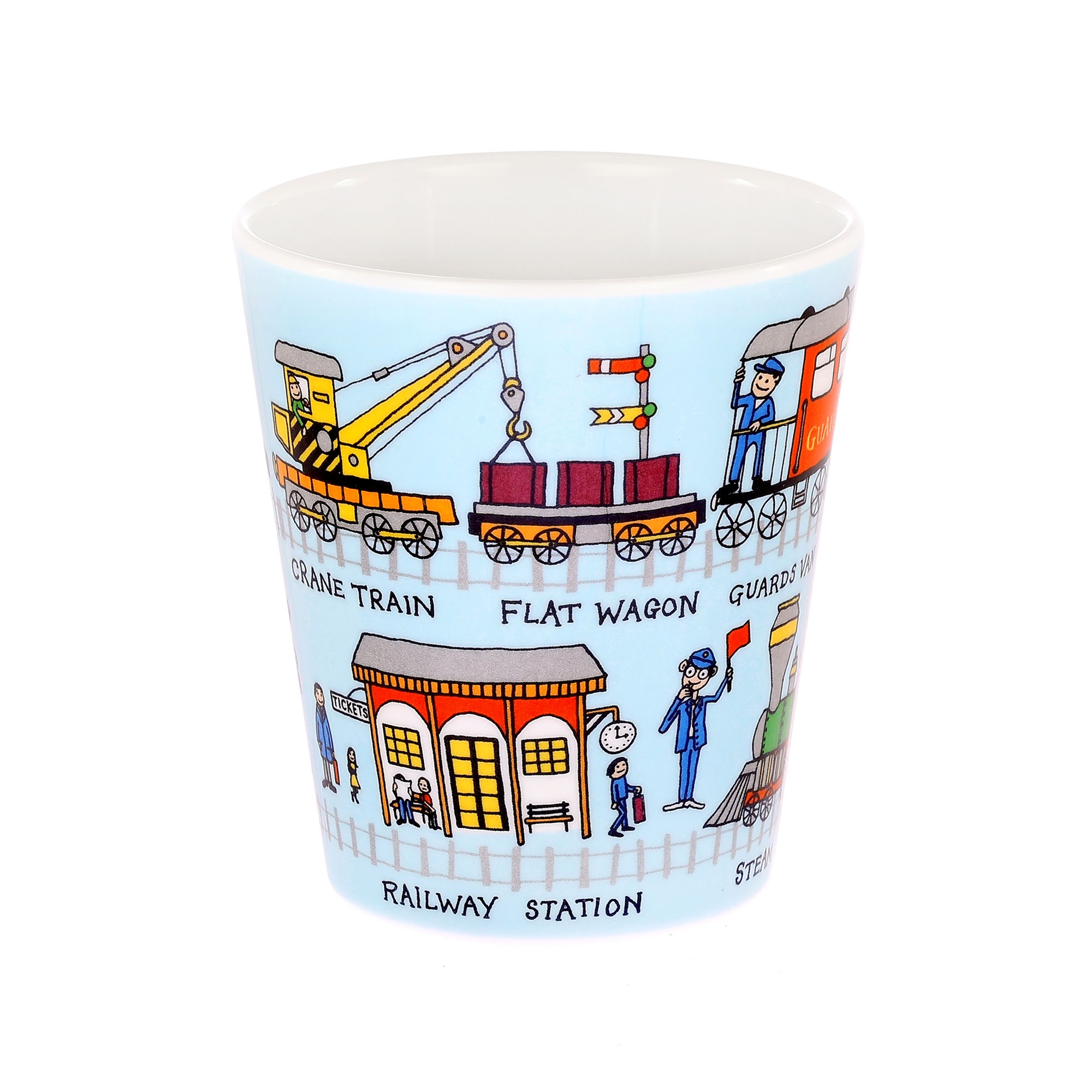 New Trains Melamine Beaker
