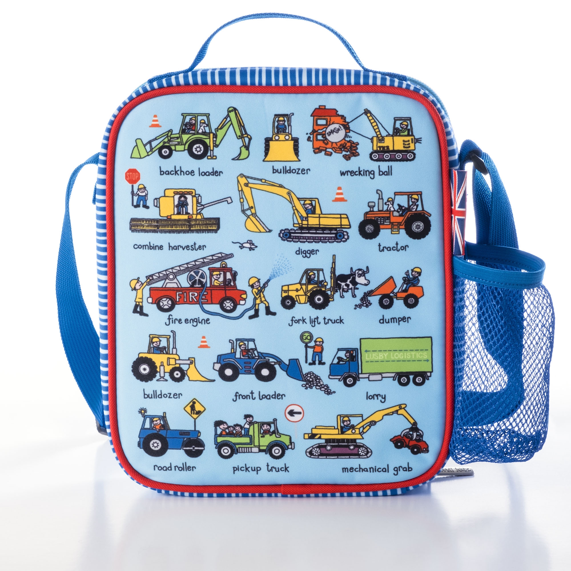 Kids Trucks Lunch Bag