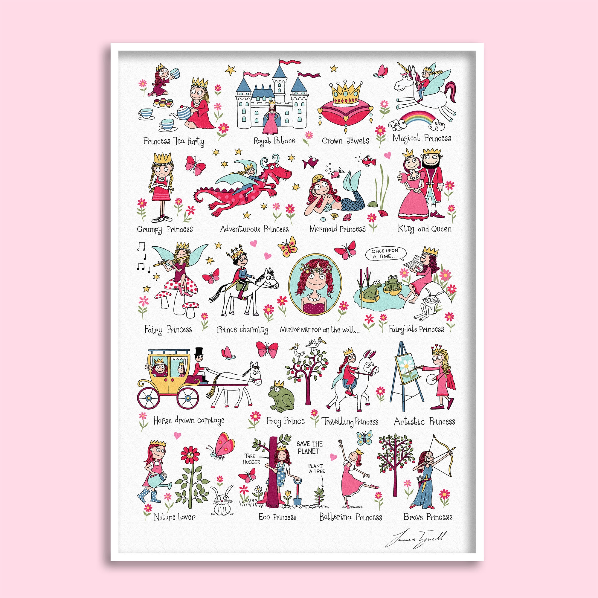 Princess Art Print