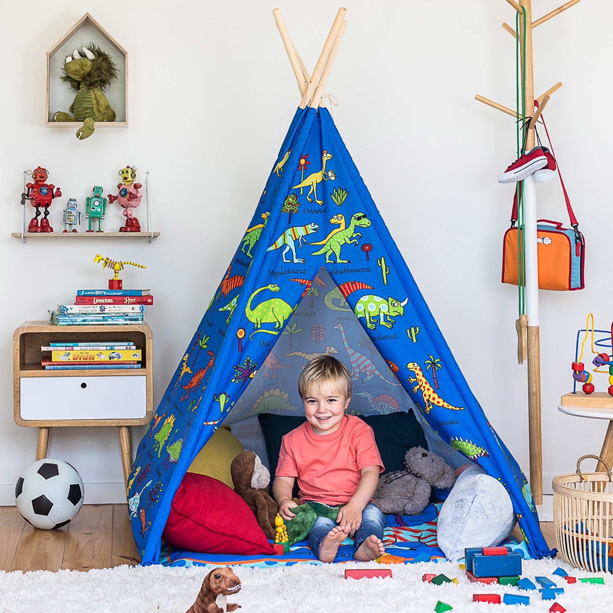 Dinosaurs Children's Teepee Play Tent