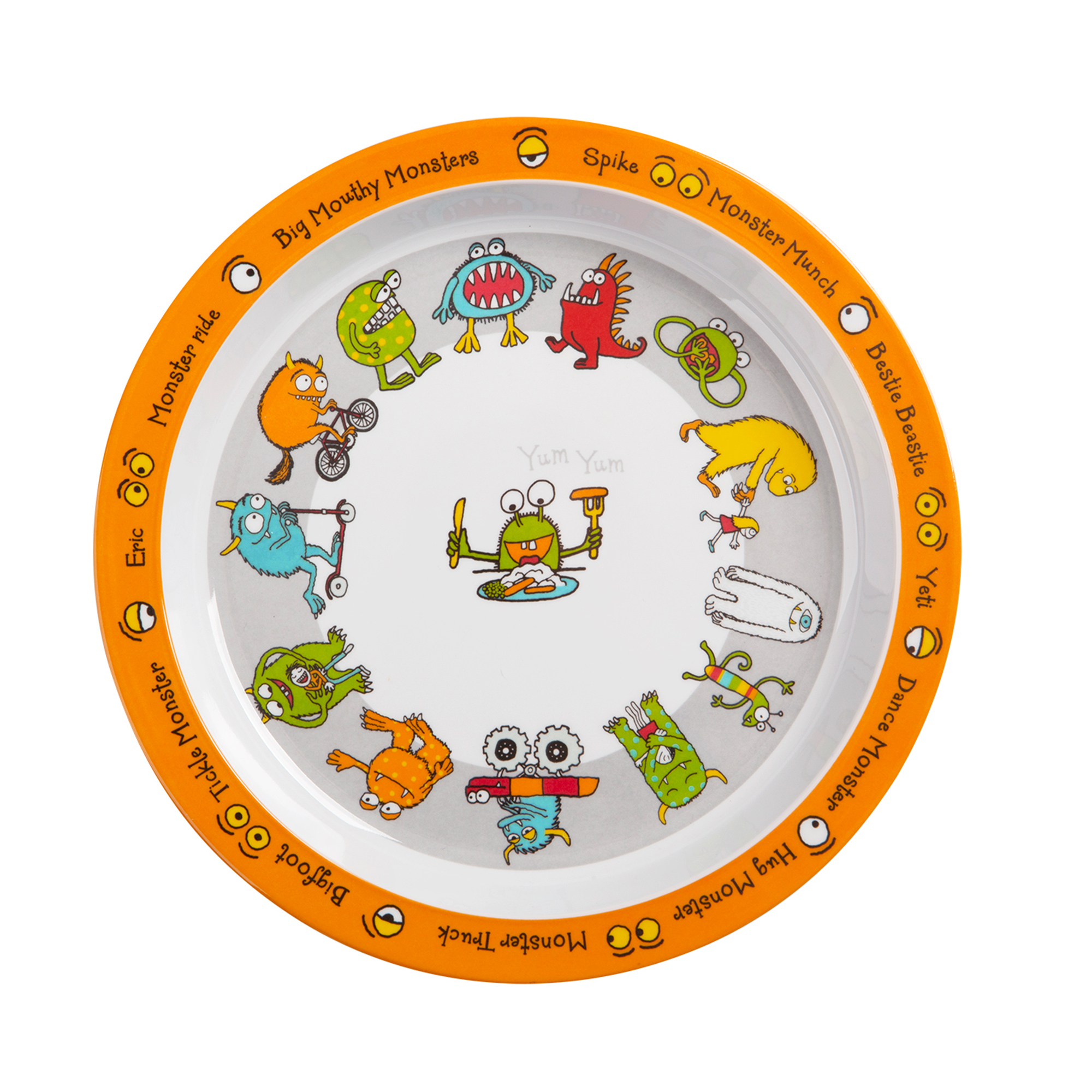 Monsters  Melamine Plate