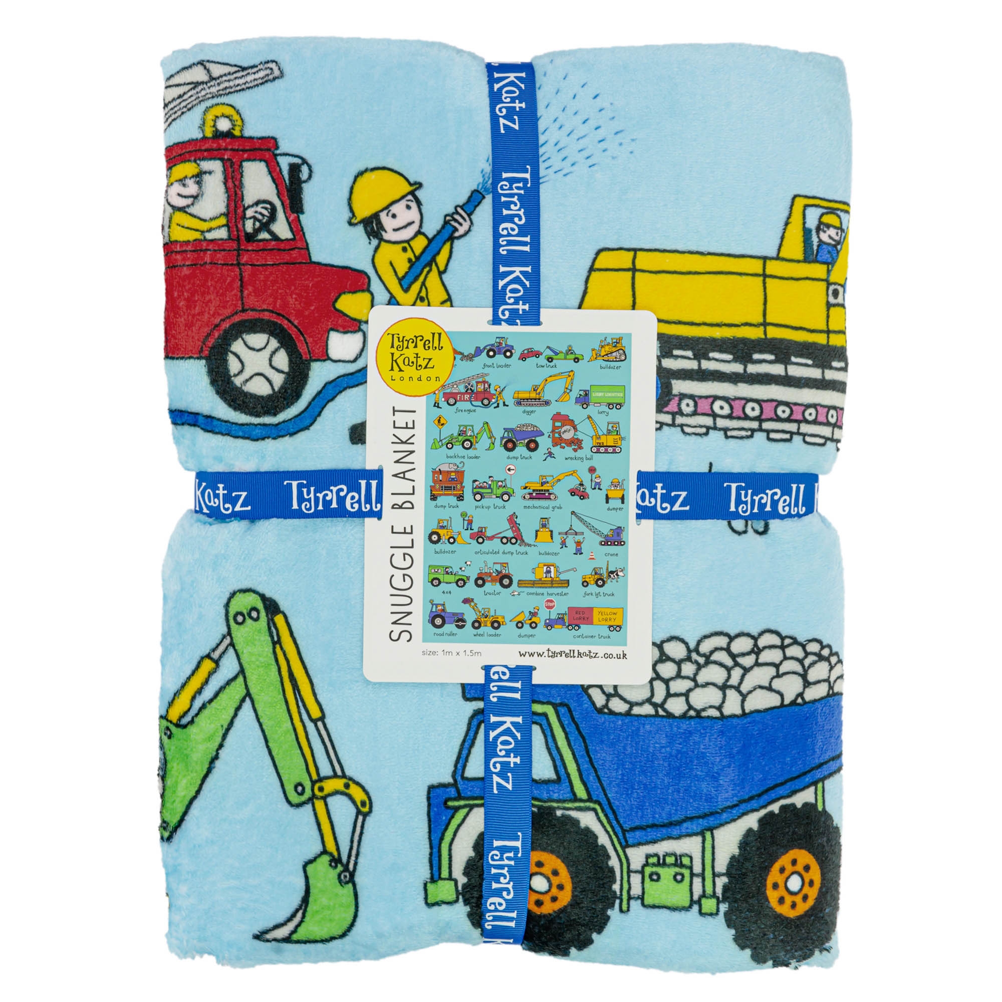 Tyrrell Katz Trucks Snuggle Blanket Packaging