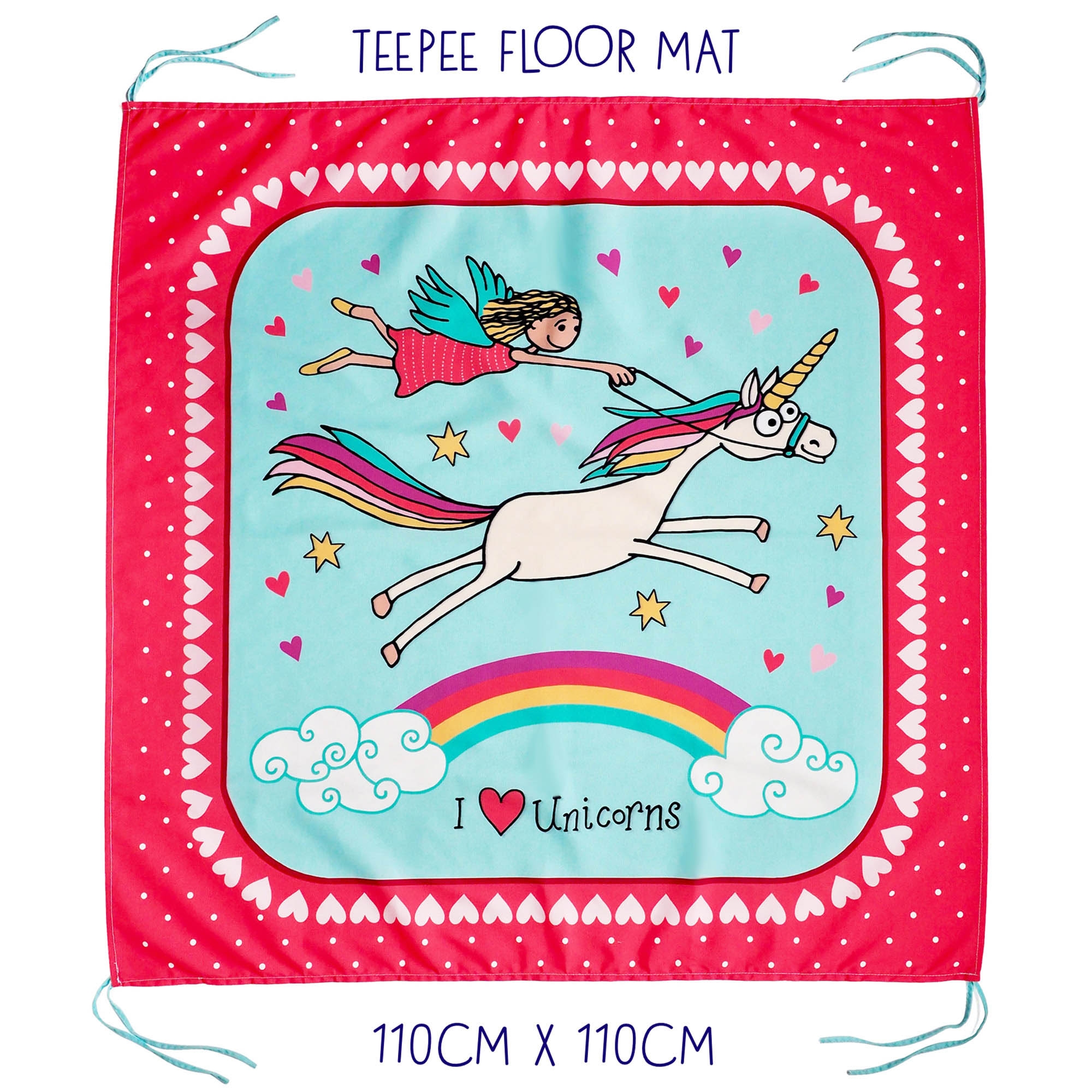 Unicorn Children's Teepee Play Tent