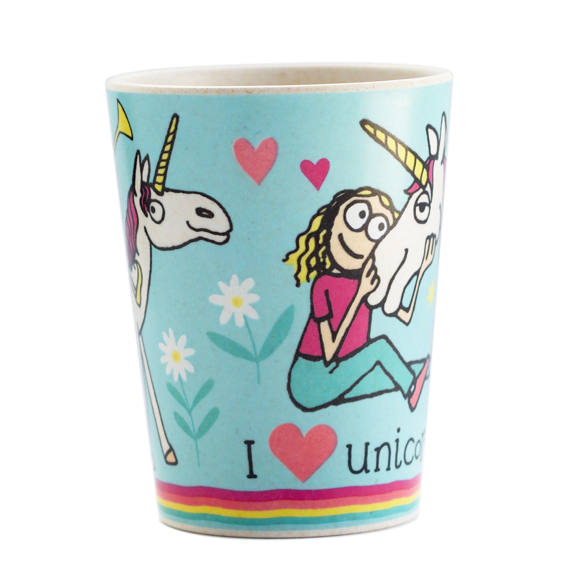 Unicorn Bamboo Kids Beaker